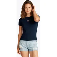 Tommy Jeans T-Shirt »TJW SLIM Fit Kurzarm-t-shirt - Dark