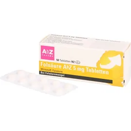 AbZ-Pharma Folsäure AbZ 5 mg Tabletten