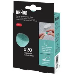 Braun Manueller Nasensauger Ersatz Hygienefilter 20 ST