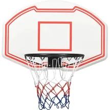 vidaXL Basketballkorb Weiß 90 x 60 x 2 cm