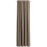 Neutex for you! Vorhang nach Maß NEUTEX FOR YOU "EVA", braun (hellbraun), B:250cm H:200cm, Obermaterial: 100% Polyester, Gardinen nach Maß, Uni-Voile mit elegantem Glanz