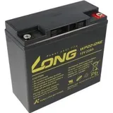 Long WP22-12NE WP22-12NE Bleiakku 12V 22Ah Blei-Vlies (AGM) (B x H x T) 181 x 167 x 76mm M5-Schraubanschluss Zyklenfest, Geringe