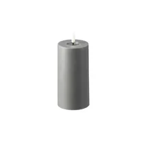 Möbel Kraft LED Kerze 17 cm grau