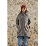 maloja LupiciaM Alpine Wool Coat (mit Kapuze, Bonded Wool, warm) grau - M