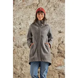 maloja LupiciaM Alpine Wool Coat (mit Kapuze, Bonded Wool, warm) grau - M