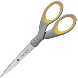 WESTCOTT Papierschere TITANIUM Super grau-gelb 18,0 cm