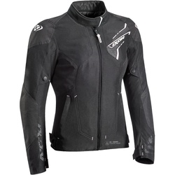 Ixon Luthor Damen Motorrad Textiljacke, schwarz-weiss, Größe M