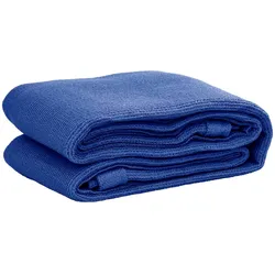 Zeltteppich 400x800 cm Blau HDPE