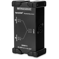 Pronomic Speakon Parallel Box 4-4-4