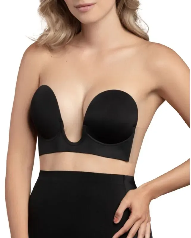 BYE-BRA  BH ohne Träger U-Form - Schwarz / A