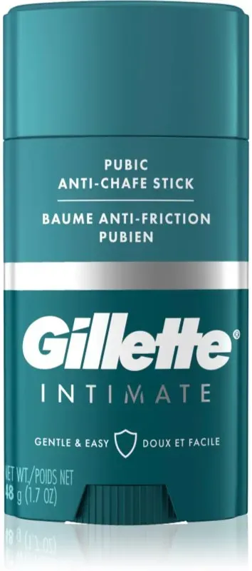 Gillette Intimate Anti-Chafe Stick Intim-Balsam-Stick gegen Juckreiz und Reibung in der Leistengegend 48 g