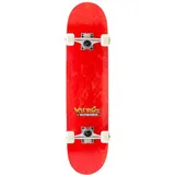 Voltage Graffiti Logo Red Skateboard - 7.5 inch
