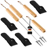bremermann Grillgabel Teleskop 8 cm Edelstahl silber