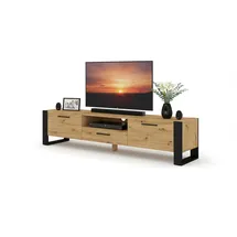 BIM Furniture Nuka TV-Lowboard 200x43x48 cm Beige/Matt MDF/Spanplatte