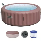 BESTWAY Bestway® Lay-Z-SPA® Hawaii AirJetTM mit App-Steuerung + integrierter UltraFitTM -Pumpeneinheit, für 6 Personen Ø 196 x 71 cm,