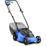 Kanwod elektro Rasenmäher 1200 W mit 32 cm Schnittbreite, 30 L Korb, 3-stufige Schnitthöhenverstellung 30/50/70mm, für Rasenflächen bis 500 m2