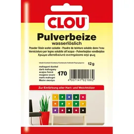 Clou Pulverbeize 12 G mahagoni dunkel