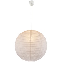 ETC Shop Pendel Leuchte Gästezimmer Kugel Lampe weiß