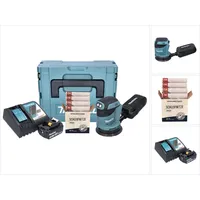 Makita DBO 180 RF1J Akku Exzenterschleifer 18 V 125