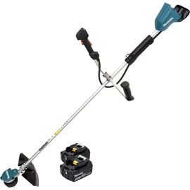 Makita DUR 368 AM Akku Freischneider 36 V ( 2 x 18 V ) Zweihandgriff Brushless + 2x Akku 4,0 Ah - ohne Ladegerät