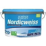 SCHÖNER WOHNEN-Farbe Wandfarbe Nordicweiß  (Weiß, Matt, 5 l, Konservierungsmittelfrei)