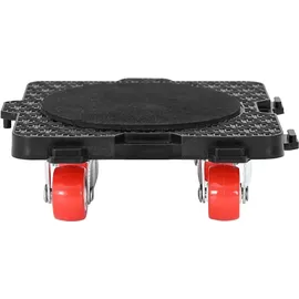 vidaXL Möbelrollen 4 Stk. mit Heber Schwarz 13,5x13,5x4,2 cm 300 kg