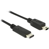 DeLock USB-C auf Mini-USB 0,5 m Schwarz