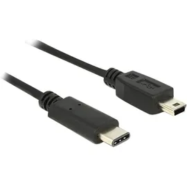 DeLock USB-C auf Mini-USB 0,5 m Schwarz