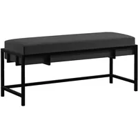Bettso Polsterbank, Schwarz, 80x45x35 cm, Esszimmer, Bänke, Sitzbänke