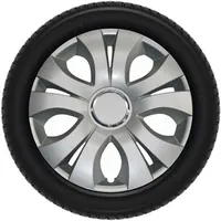 Radkappen-satz - 14 Zoll – Top Ring – Silber Metallic