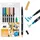 Tombow ABT Dual Brush Pen Watercolor Manga Set 6 St. schwarz
