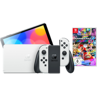 Nintendo Switch OLED weiß + Mario Kart 8 Deluxe