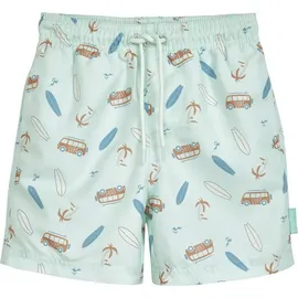 Playshoes Badehose Boardshorts Surf-Bus Grün/Mint 110/116