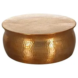 Couchtisch 'WL5.453' , Ø ca. 75 cm, gold