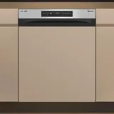 Bauknecht BKSV1 PAM Einbau-Geschirrspüler (teilintegrierbar, 600 mm breit, Edelstahl)