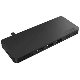 Lenovo - B2B Flaches USB-C-Reisedeck, Universal, Eclipse-Schwarz