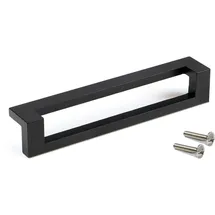 Emuca Cleveland, Achsabstand 128 mm, L144 mm,Schwarz, Zamak, 5 st