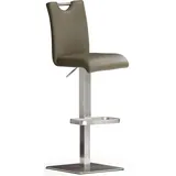 MCA Furniture »BARBECOOL Barhocker Bistrostuhl Tresenhocker«, mit Rückenlehne, Bodenplatte eckig, 180° drehbar Sitzhöhe von 55-80 cm