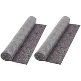 Rutschfestes Malervlies 2 Stk. 50 m 180 g/m2 Grau - Grau