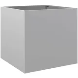 vidaXL Pflanzkübel 42 x 40 x 39 cm Silber