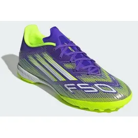 adidas F50 League TF Herren Purple Rush/Ftwr White/Lucid Lemon 44