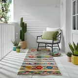 FLAIR RUGS Teppich FLAIR RUGS "Sunshine" Teppiche Gr. B: 80cm, 3mm, L: 230cm, bunt Outdoor Teppich