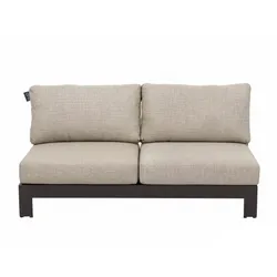 Apple Bee Sticks and More 2-Sitzer Sofa 144cm Aluminium taupe