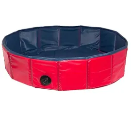 Karlie Doggy Pool Hundepool 120 cm Blau/Rot