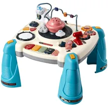 Vevor Aktivitätstisch, Spieltisch inkl. 12 Spiele & 60 Klangquellen, Lerntisch mit Weltraumthema, Sanft Leuchtendem Sternenprojektor, Interaktiver Kindertisch, Entdeckertisch für Kinder ab 6 Monaten