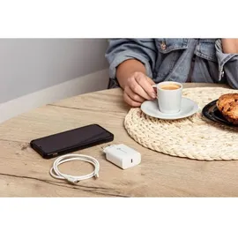 forcell NETZ-Ladegerät mit USB Typ C und iPhone-Anschluss Ladekabel