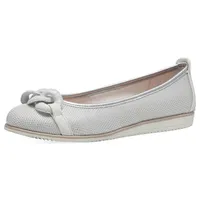 Marco Tozzi Ballerinas Runde Spitze Elegant, Weiß 38 EU
