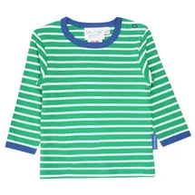 Toby Tiger Langarmshirt mit Streifen in grün | Gr.: 80
