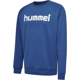 hummel Unisex Kinder HMLGO Kids Cotton Logo Sweatshirt,True Blue,140