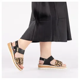 Rieker Keilsandalette Damen Schwarz 38